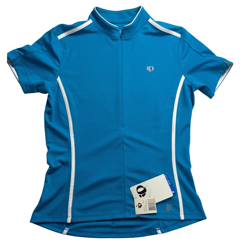 Pearl Izumi Womens Select Series Cycling Jersey Blue Jewel Short Sleeve XL NWT